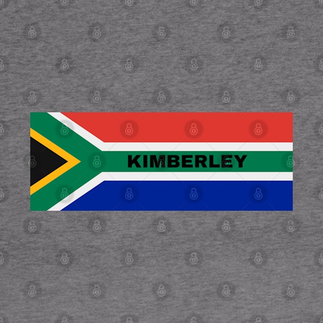 Kimberley City in South African Flag by aybe7elf